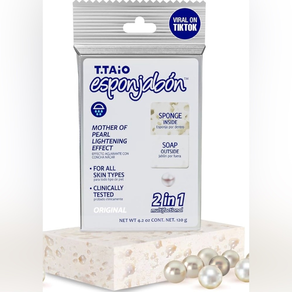 Concha nácar  mother pearl Dark spot corrector t-taio whitening  soap now 3x10